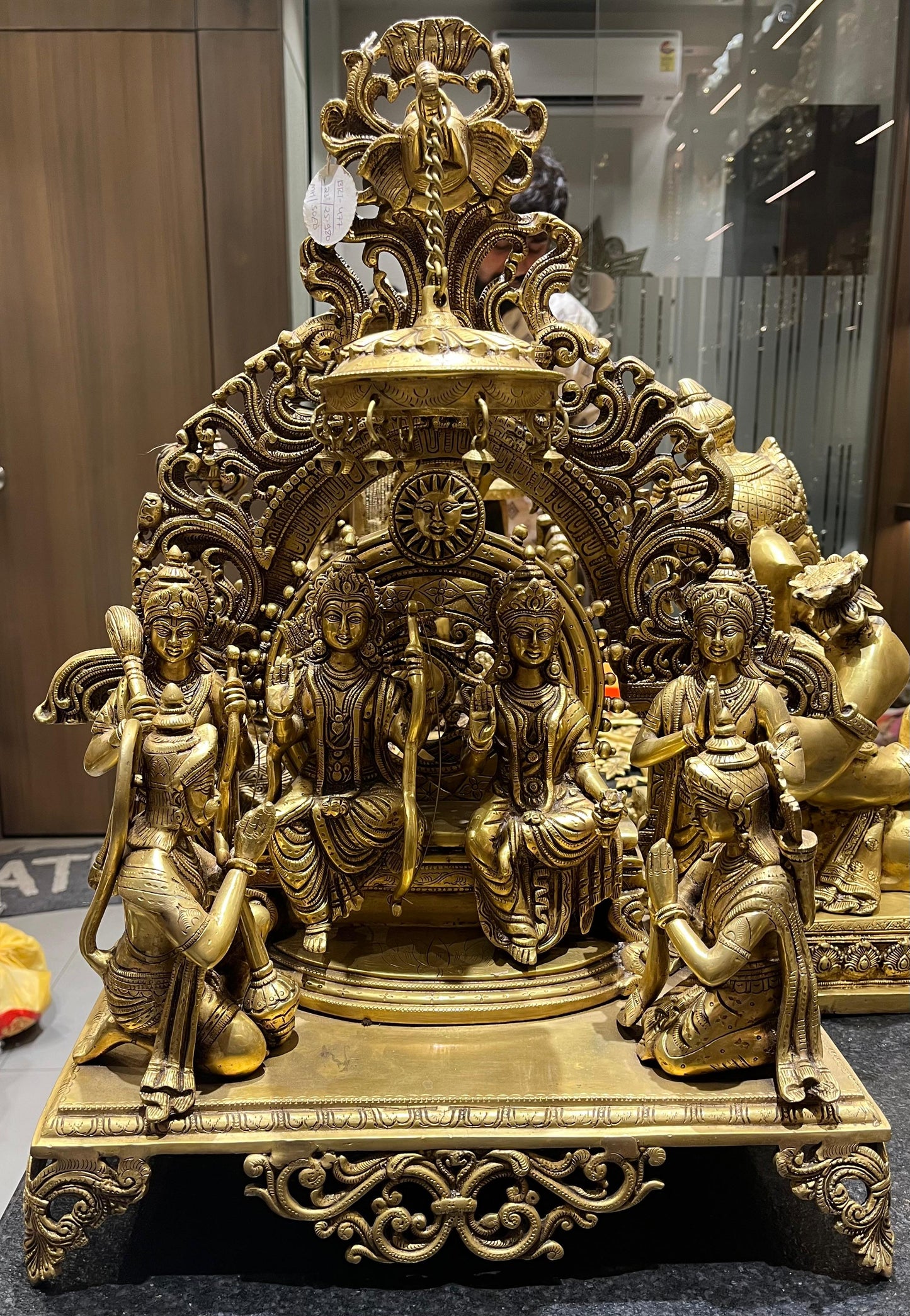 Exquisite Brass Ram Darbar Idol